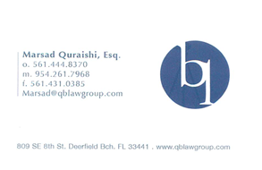 >Marsad Quraishi, Esq., Quraishi & Burkman Law Group